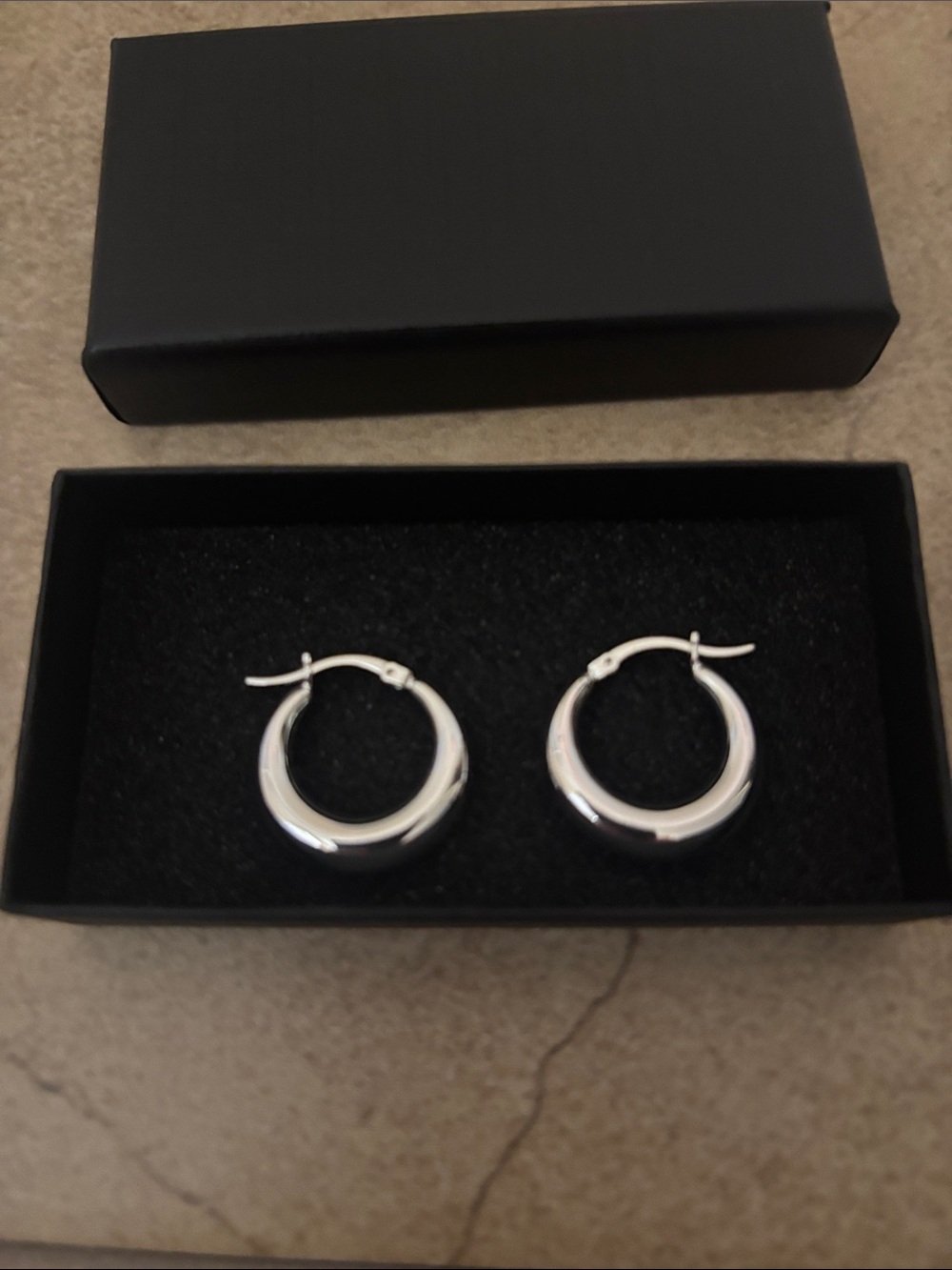 Silver Hoop Earrings